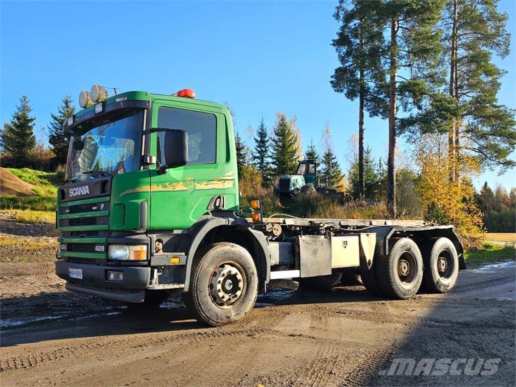 Scania 124C 6X4 Camiones elevadores de gancho