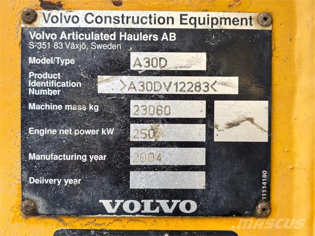 Volvo A 30 D Camiones articulados