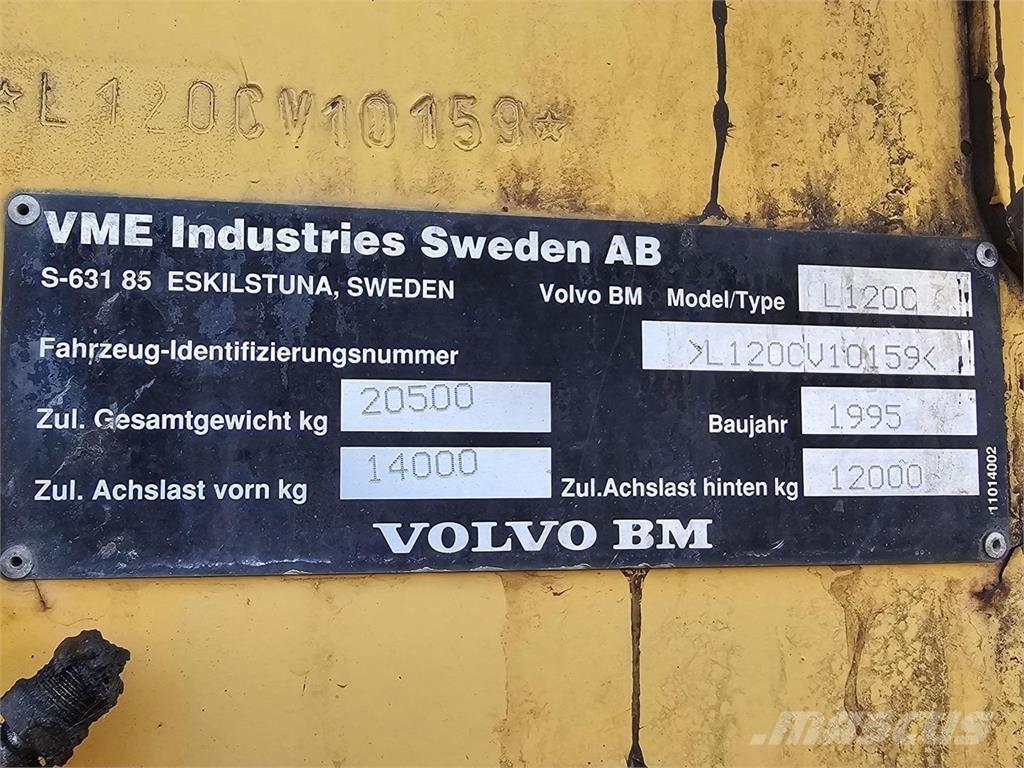Volvo BM L120C Cargadoras sobre ruedas