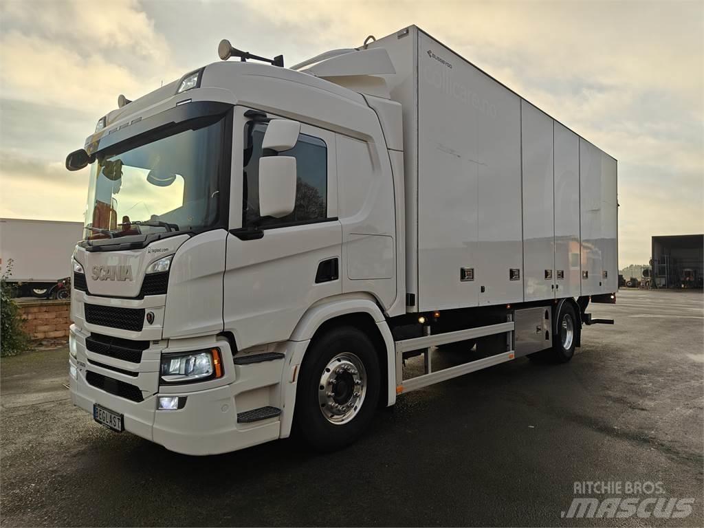 Scania P360 Camiones con caja de remolque