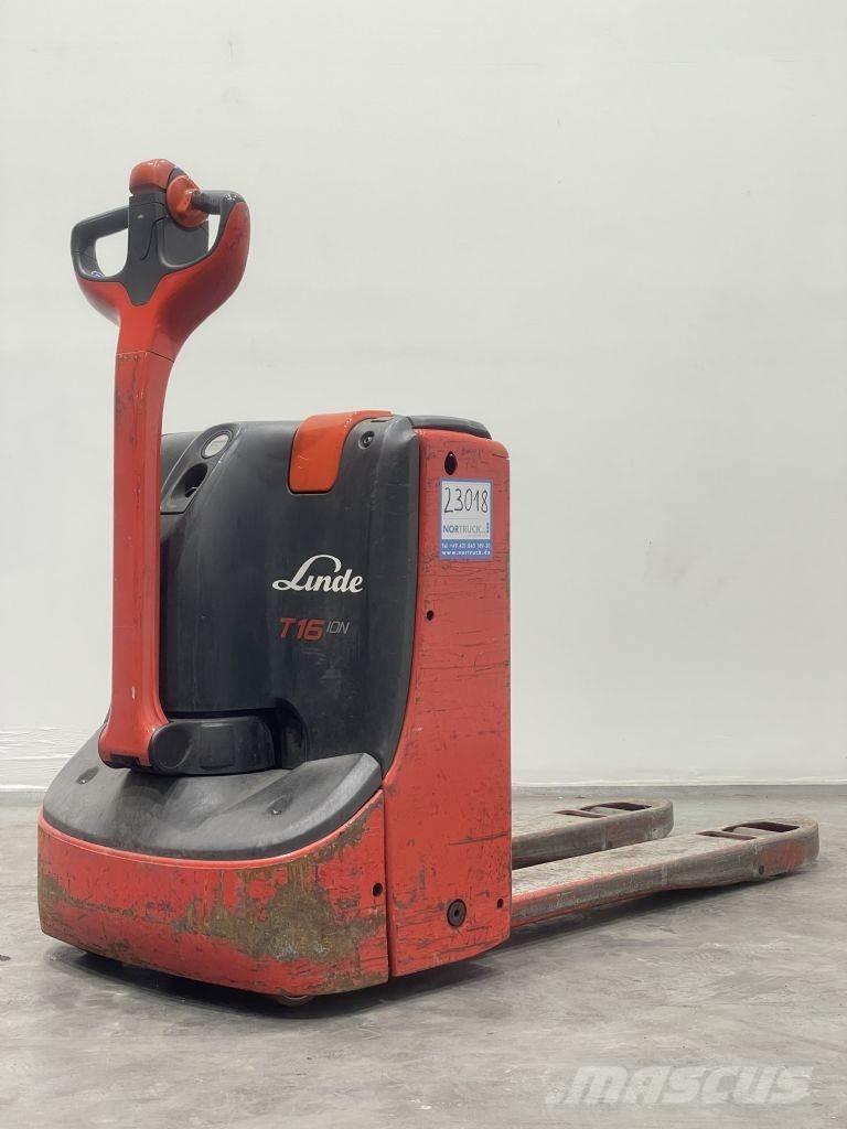 Linde T16-1152 Li-Ion Montacargas de baja elevación
