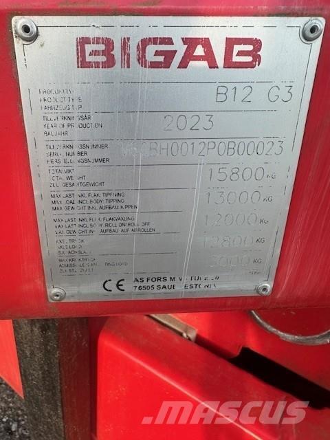 Bigab B12 VÄXLARVAGN Otros accesorios para carga y excavación