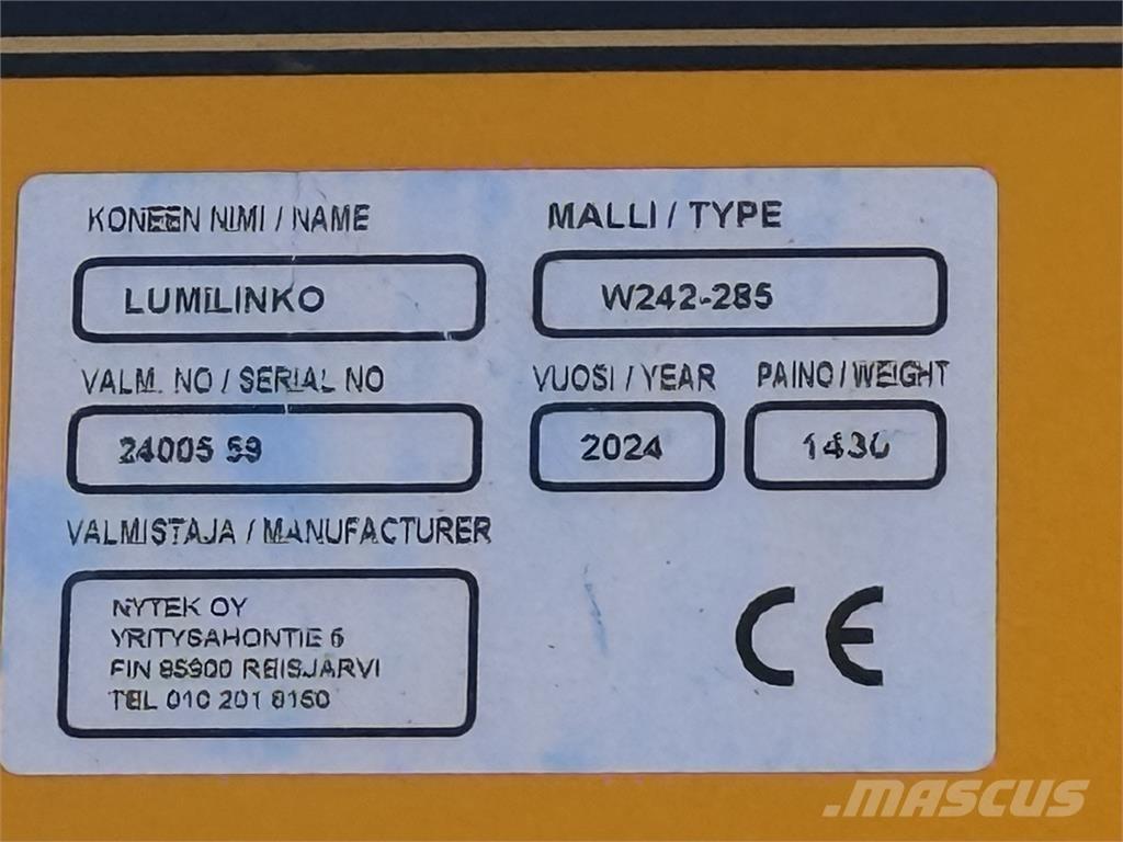  W285 Snöslunga Otros equipos para carreteras y quitanieves