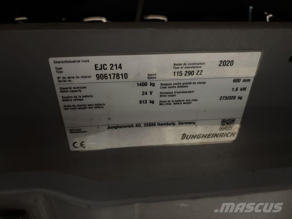 Jungheinrich EJC 214 Montacargas manual