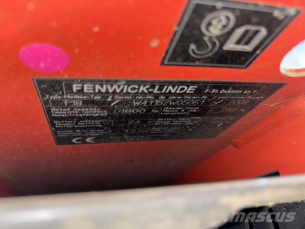 Linde T18 Montacargas de baja elevación