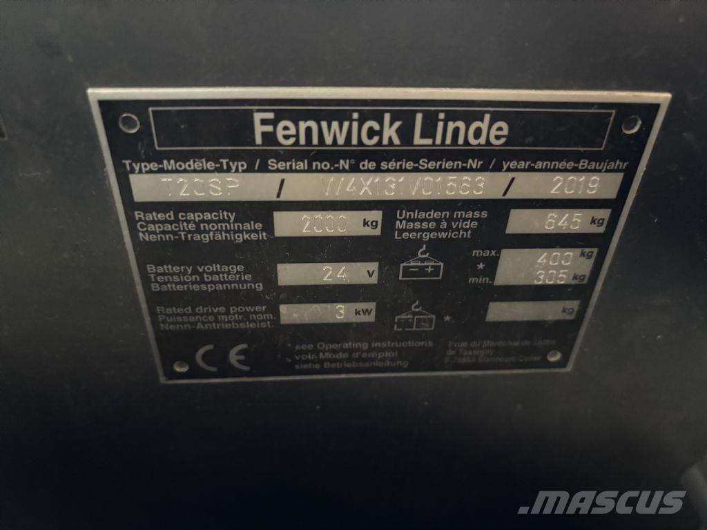 Linde T20 SP Apiladoras eléctricos
