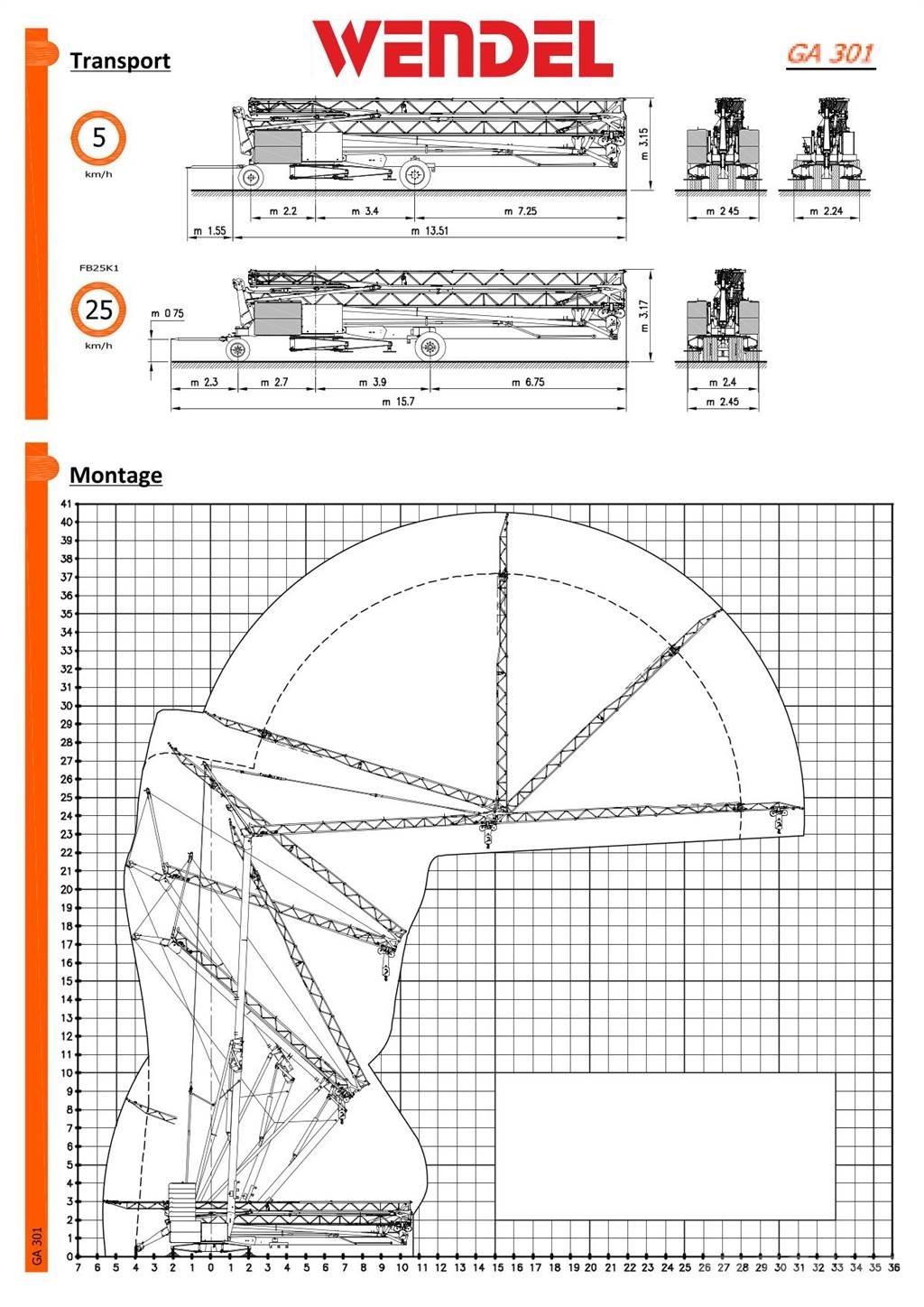 FB GRU GA 301 Grúas torre