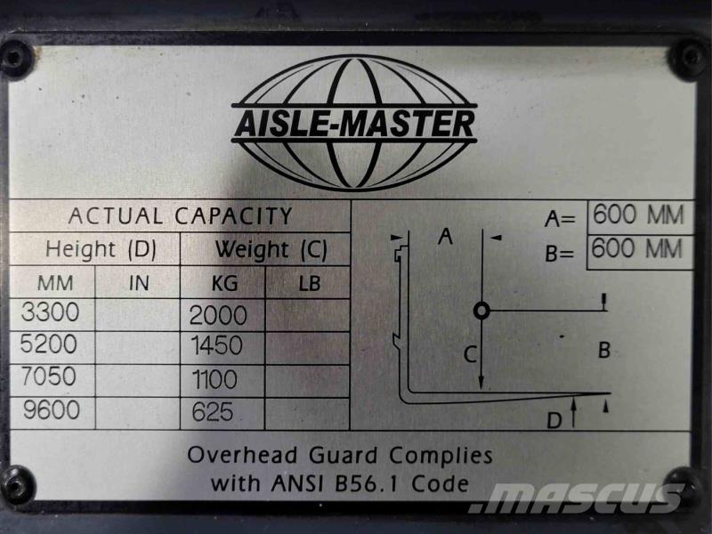Aisle-Master 20SHE Montacargas para pasillo estrecho