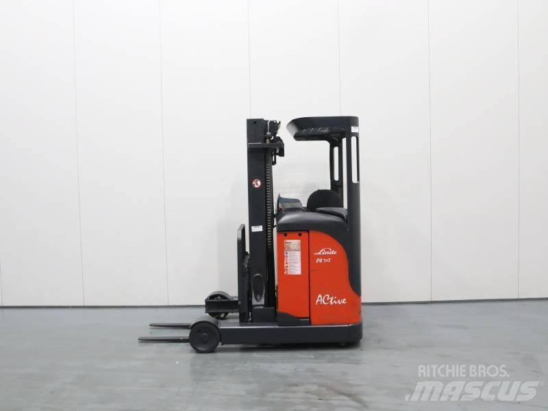 Linde R14S Montacargas de alcance de gran altura