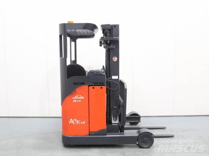 Linde R14S Montacargas de alcance de gran altura