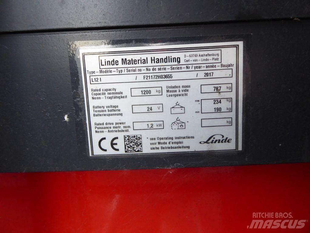 Linde L12L Montacargas manual