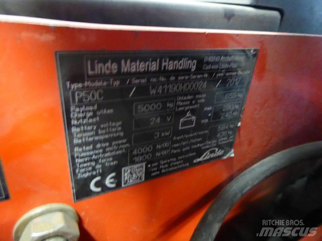 Linde P50L Camiones con grúa