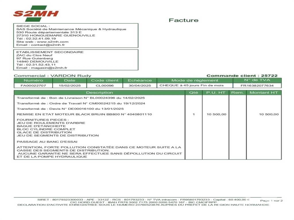 Demag SF130P Otros componentes