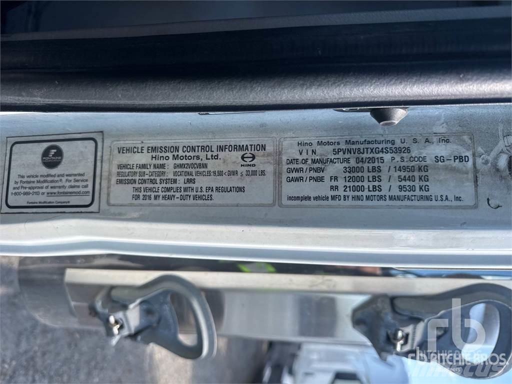 Hino 338 Furgonetas con temperatura controlada