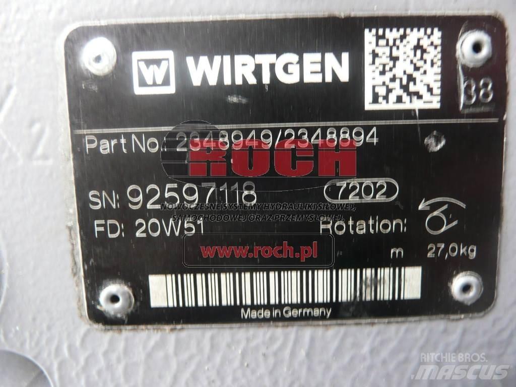 Wirtgen 2348949 / 2348894 Hidráulicos