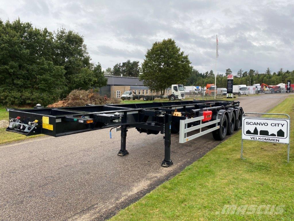 HRD 3-aks 20 + 30 ADR Semirremolques portacontenedores