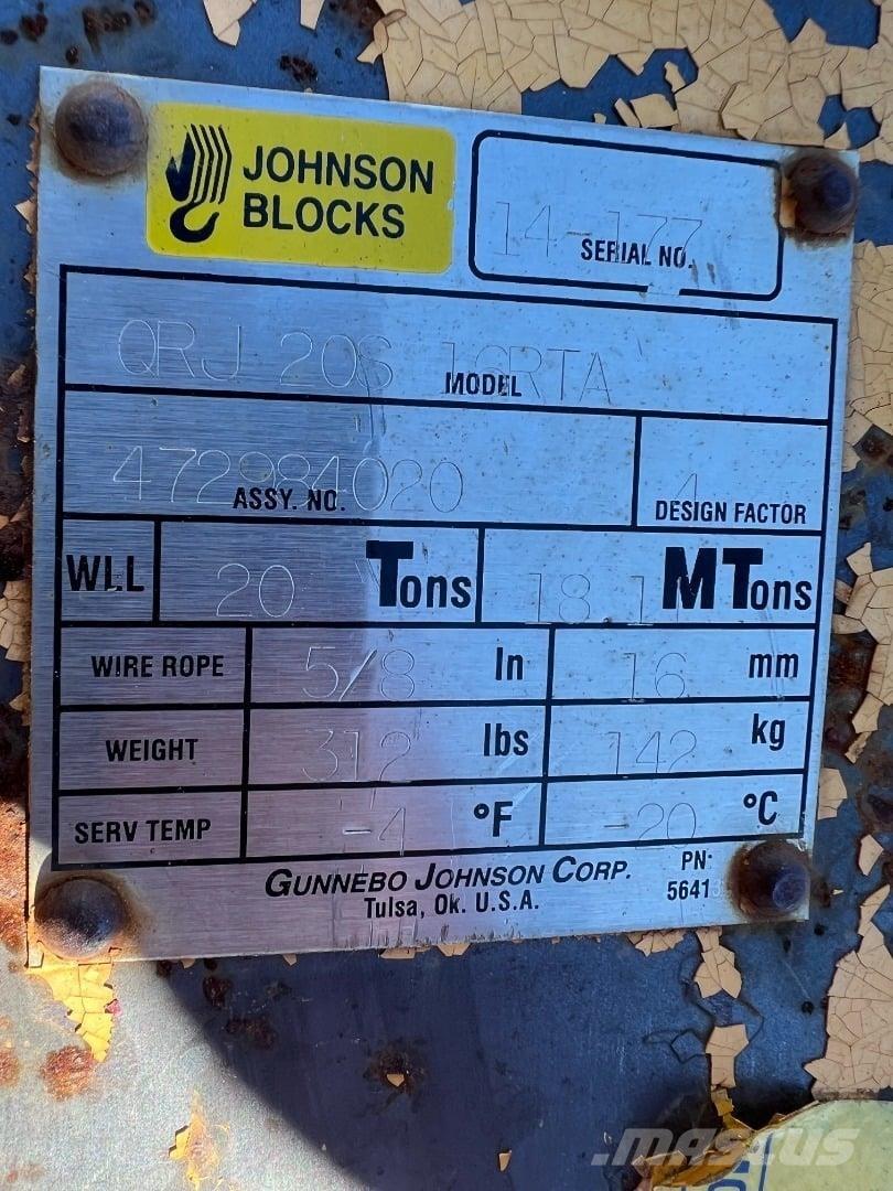 Johnson  Piezas y equipos para grúas