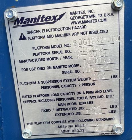 Manitex  Piezas y equipos para grúas