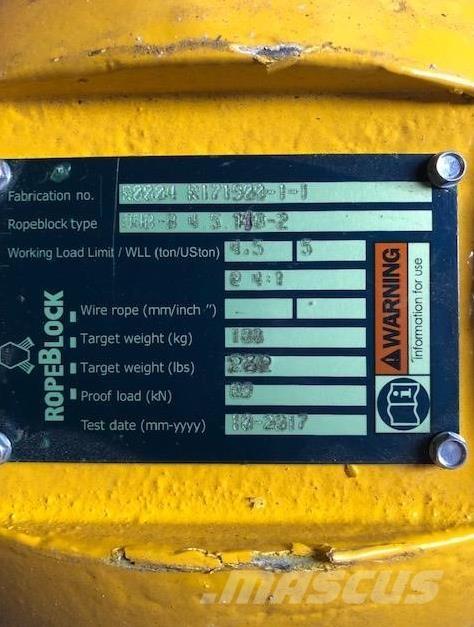  RopeBlock Piezas y equipos para grúas