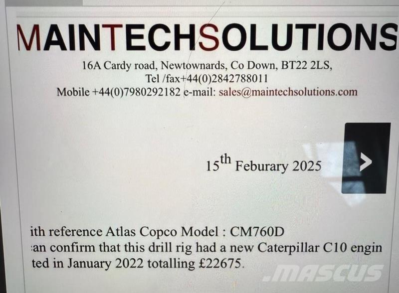 Atlas Copco CM-760D Otros