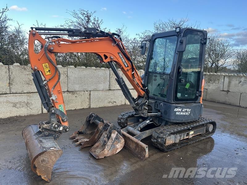 Doosan DX27 Excavadoras sobre orugas
