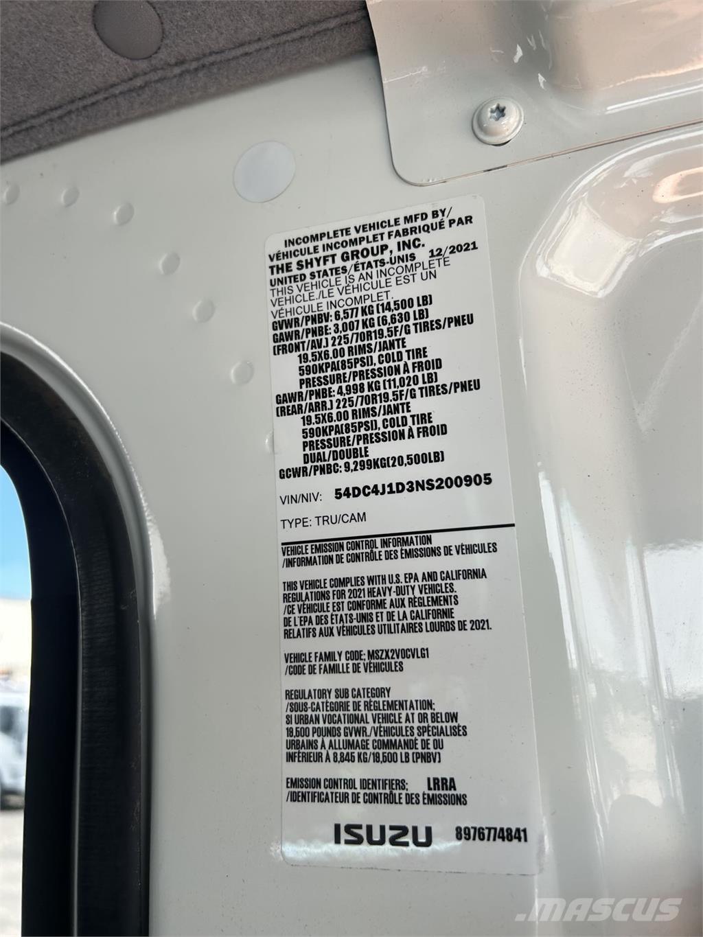 Isuzu NPR HD DC Otros camiones