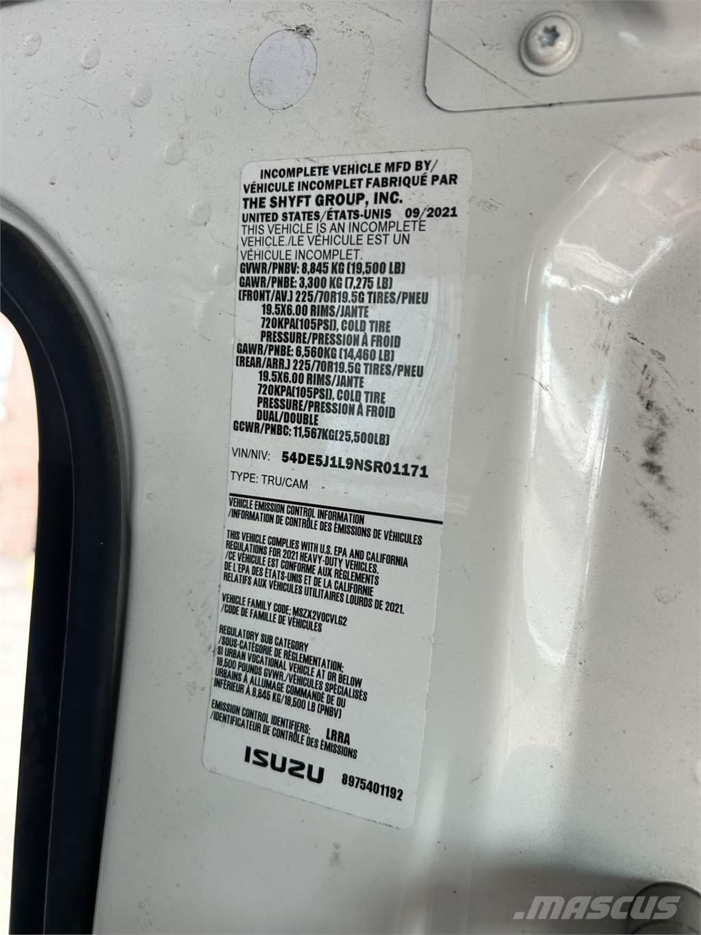 Isuzu NRR DC Bañeras basculantes usadas