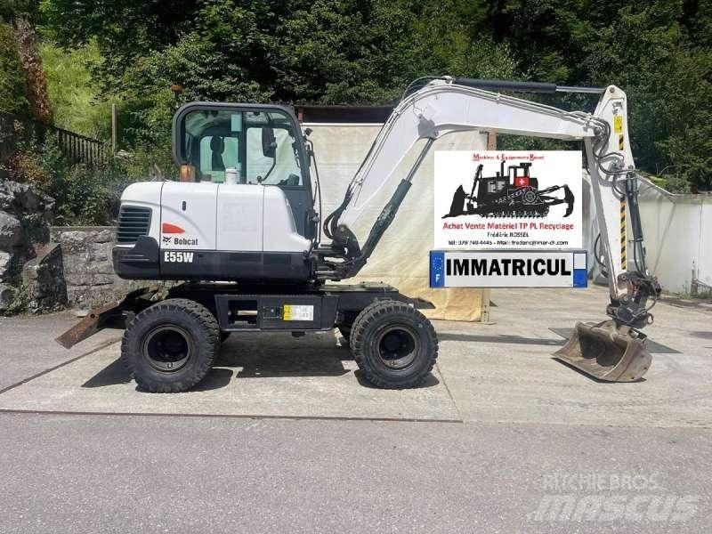 Bobcat E55W Excavadoras de ruedas