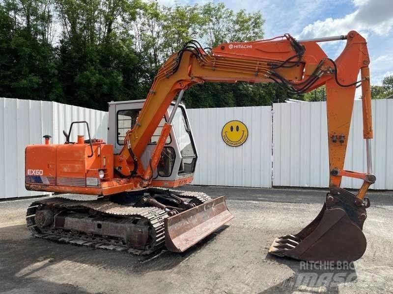 Hitachi EX60 Excavadoras sobre orugas