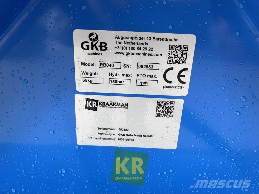  GKB Rotobrush Otras máquinas de jardinería y limpieza urbana