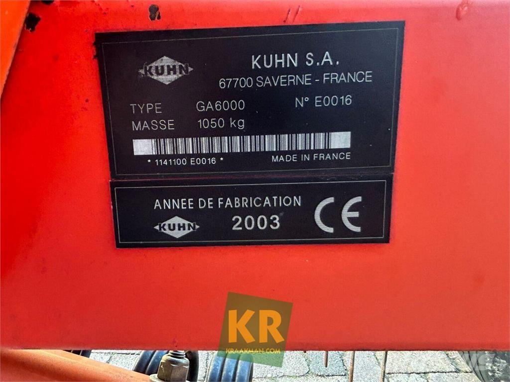 Kuhn GA 6000 Rastrilladoras y rastrilladoras giratorias