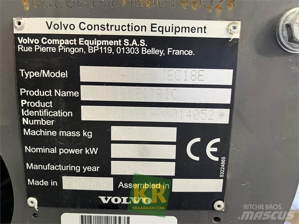 Volvo EC18E Excavadoras sobre orugas