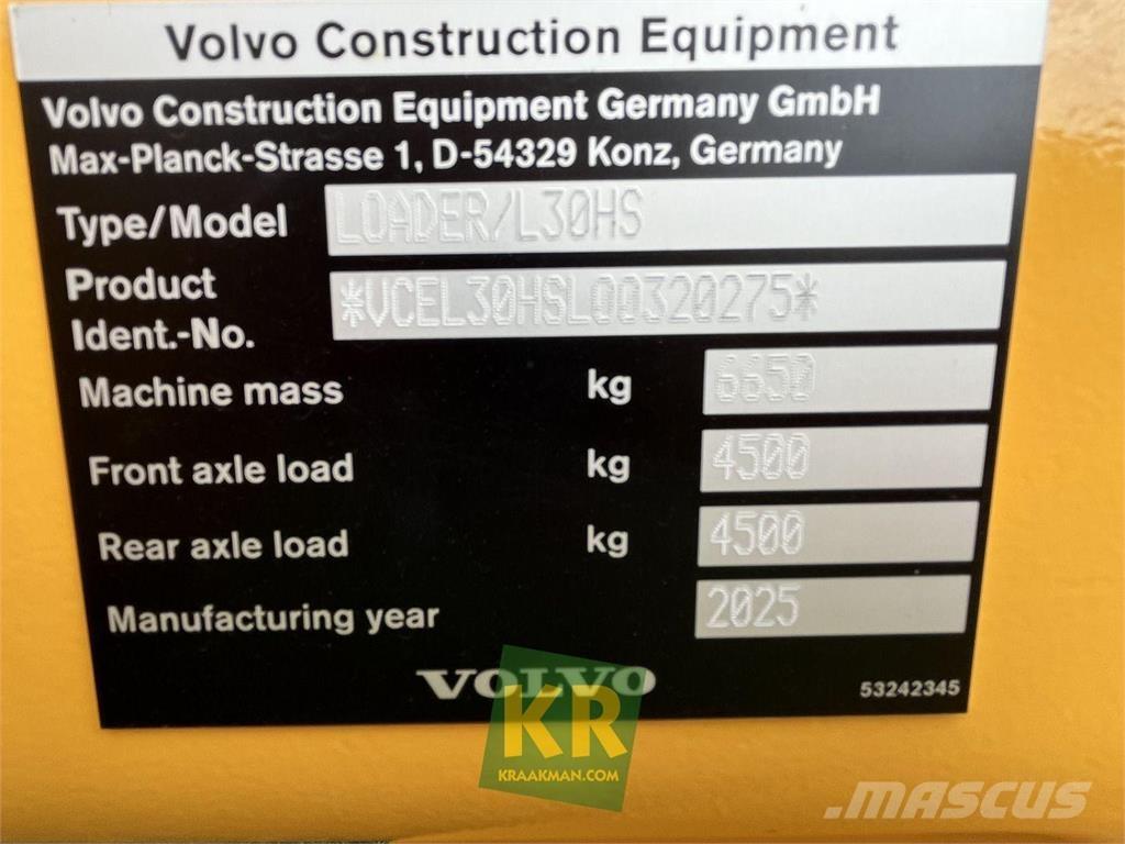 Volvo L30HS Cargadoras sobre ruedas