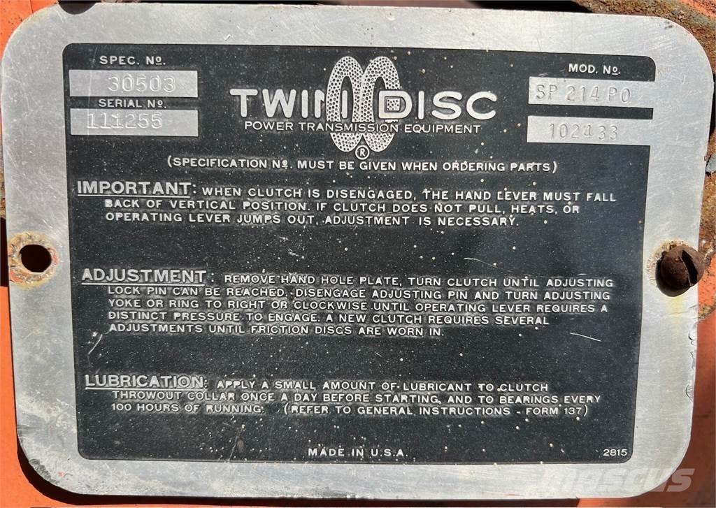  Twin Disc PTO Motores