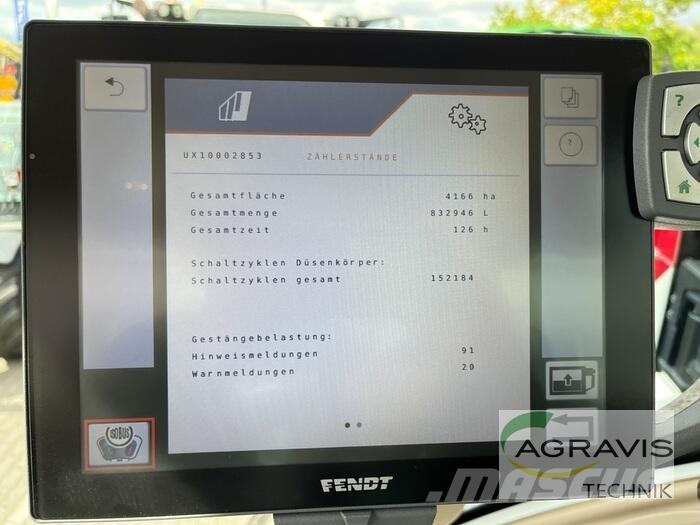 Amazone UX 8601 SUPER Pulverizadores arrastrados