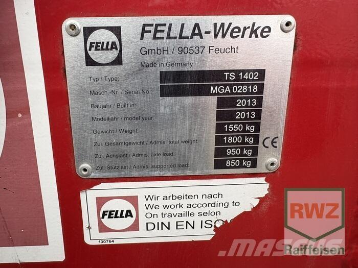 Fella Schwader TS 1402 Rastrilladoras y rastrilladoras giratorias