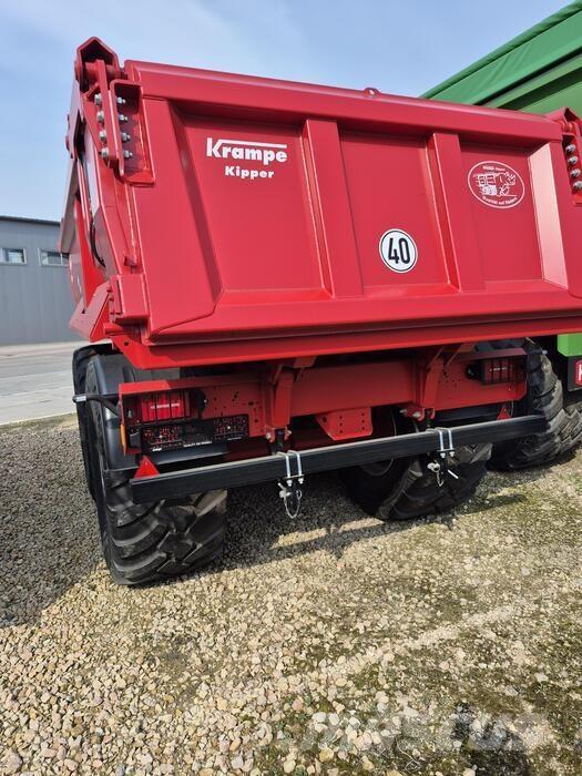 Krampe HD550 Carrier Remolques con caja de volteo