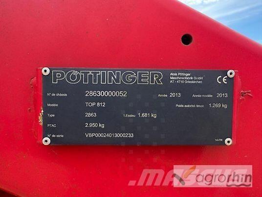 Pöttinger TOP 812 Rastrilladoras y rastrilladoras giratorias