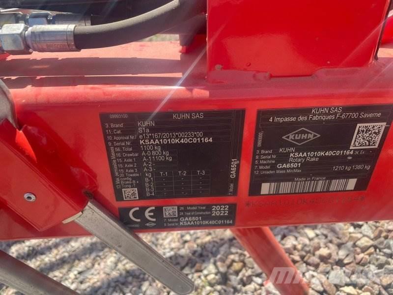 Kuhn GA 6501 Segadoras hileradoras