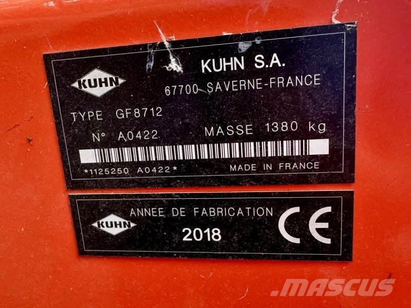 Kuhn GF 8712 Rastrilladoras y rastrilladoras giratorias