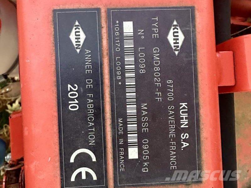 Kuhn GMD 802 F Podadoras