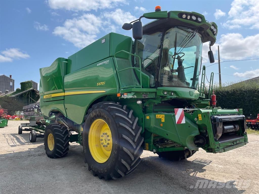John Deere S670 Cosechadoras combinadas