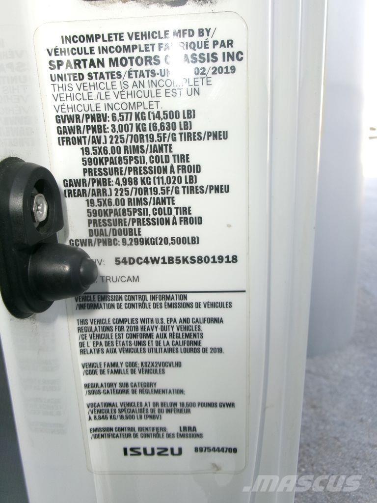 Isuzu NPR Camiones con caja de remolque