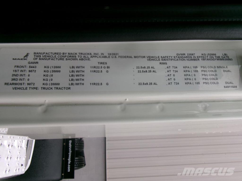 Mack AN64T Camiones tractor