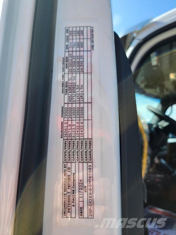 Peterbilt 548 Bañeras basculantes usadas