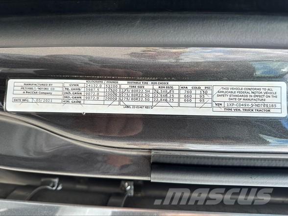 Peterbilt 567 Camiones tractor