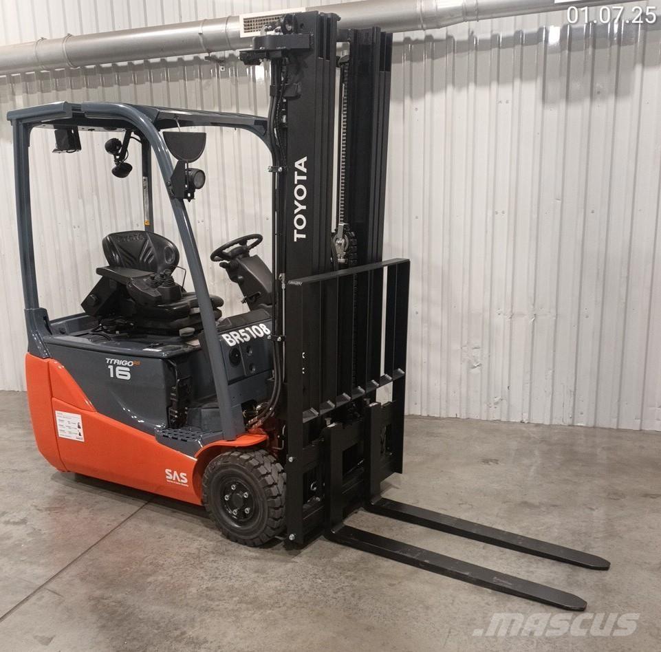 Toyota 8FBE16T Carretillas de horquilla eléctrica
