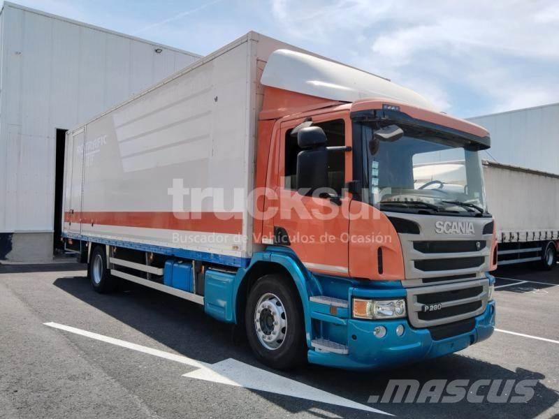 Scania P280 Camiones con caja de remolque