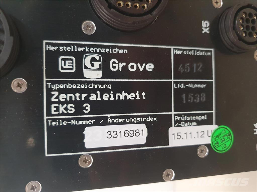 Grove EKS 3 LMB Piezas y equipos para grúas