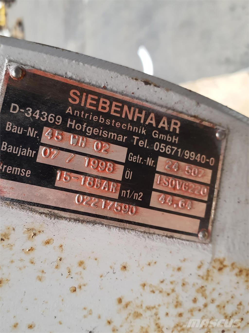 Krupp KMK 4060 winch Piezas y equipos para grúas